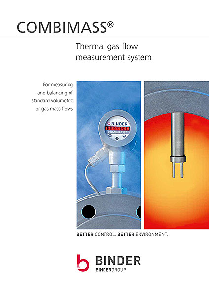 COMBIMASS Broschures of Thermal gas flow measurement system