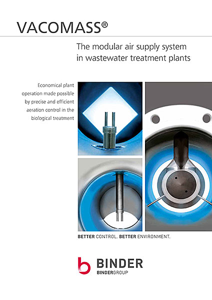 Brochures of The modular air supply system in wastewater treatment plants